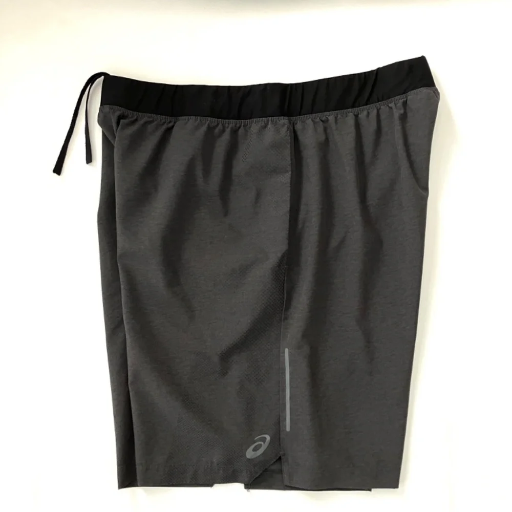 ASICS Men's XL Gray with Black Workout Shorts MEN'S 9IN ASICS MIXER SHORT - Picture 11 of 14